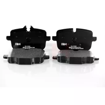 Jeu de 4 plaquettes de frein arrière GH OEM 34212449304