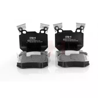 Jeu de 4 plaquettes de frein arrière GH OEM 34216797863