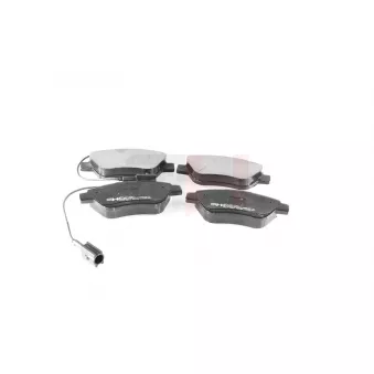 Jeu de 4 plaquettes de frein avant GH OEM 77362091