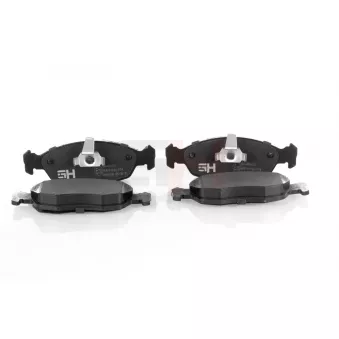 Jeu de 4 plaquettes de frein avant GH OEM 425316