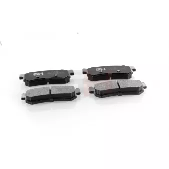 Jeu de 4 plaquettes de frein arrière GH OEM 96405131