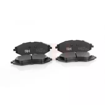 Jeu de 4 plaquettes de frein avant GH OEM 96281937