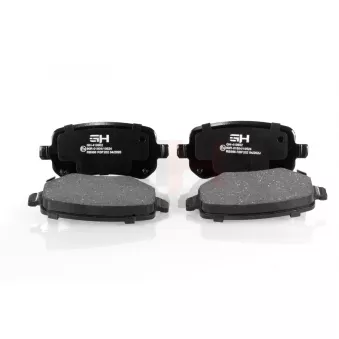 Jeu de 4 plaquettes de frein arrière GH OEM K68159143AA