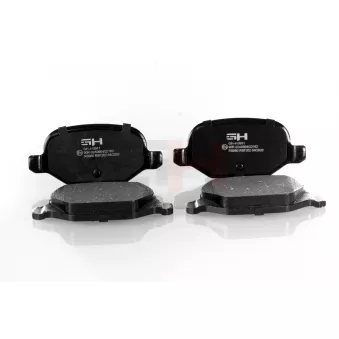 Jeu de 4 plaquettes de frein arrière GH OEM 77364024