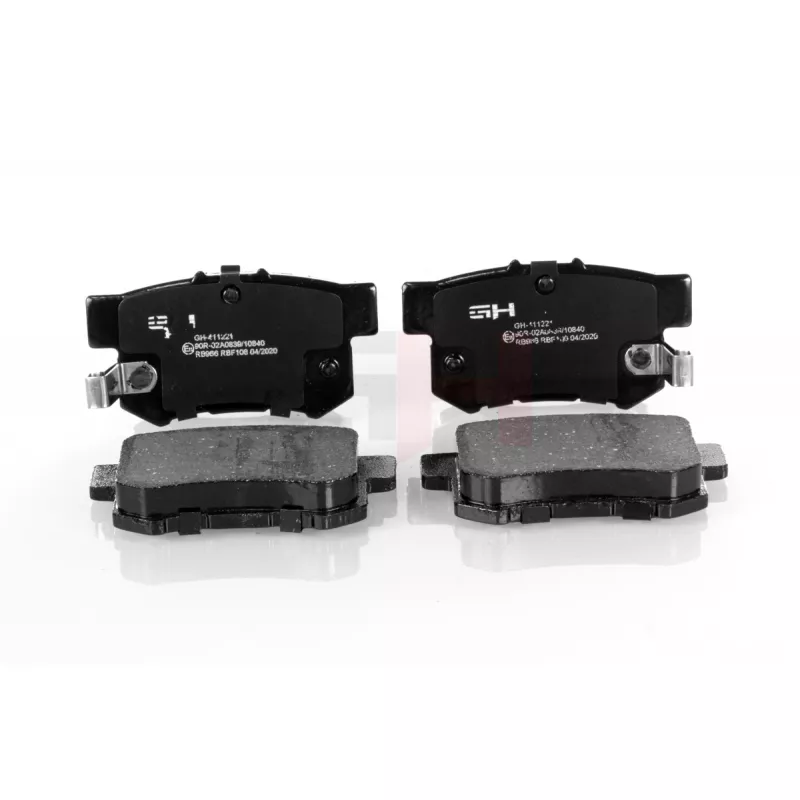 Jeu de 4 plaquettes de frein arrière GH GH-411221 - Visuel 0