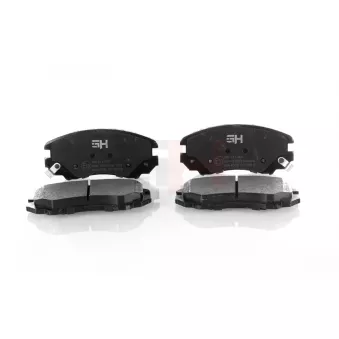 Jeu de 4 plaquettes de frein avant GH OEM S581011FE01