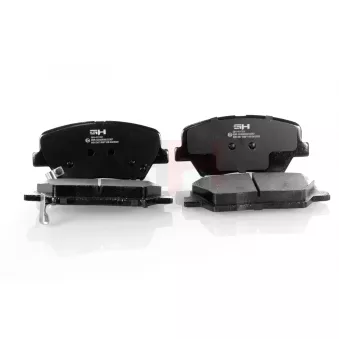 Jeu de 4 plaquettes de frein avant GH OEM K58101D6A10