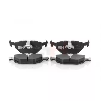 Jeu de 4 plaquettes de frein arrière GH OEM 34212157592
