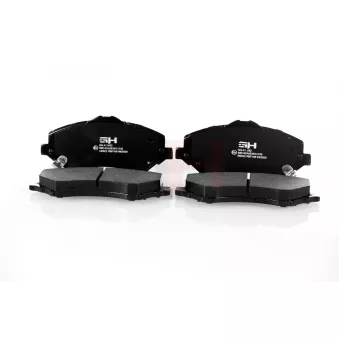 Jeu de 4 plaquettes de frein avant GH OEM 68044866AC