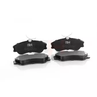 Jeu de 4 plaquettes de frein avant GH OEM E172536