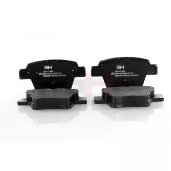 Jeu de 4 plaquettes de frein arrière GH OEM E172270