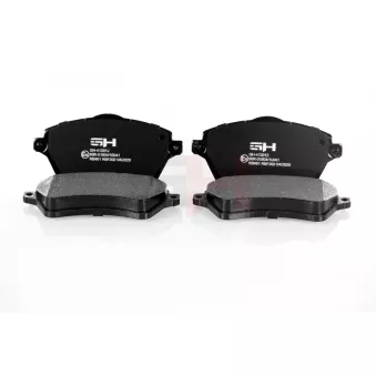 Jeu de 4 plaquettes de frein avant GH OEM LR021899
