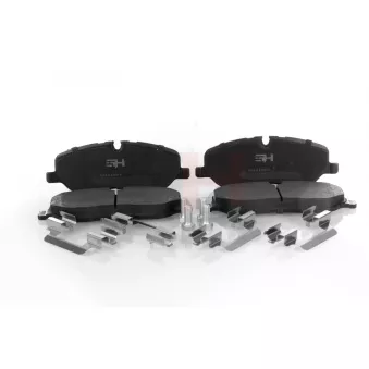 Jeu de 4 plaquettes de frein avant GH OEM SFP500010