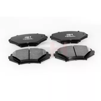 Jeu de 4 plaquettes de frein avant GH OEM F1YA3323ZB