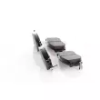 GH GH-412252 - Jeu de 4 plaquettes de frein avant