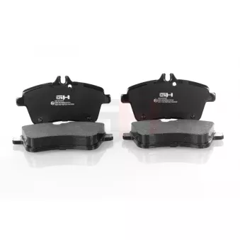 Jeu de 4 plaquettes de frein avant GH OEM A1694200120