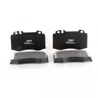 Jeu de 4 plaquettes de frein avant GH OEM 0064201220