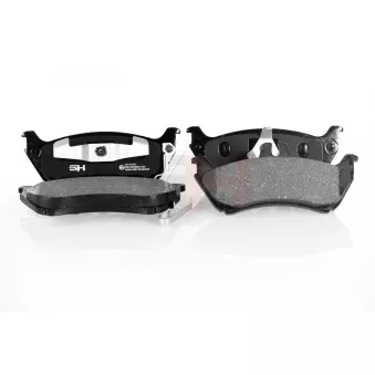 Jeu de 4 plaquettes de frein arrière GH OEM 1634200520