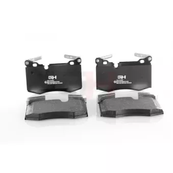 Jeu de 4 plaquettes de frein arrière GH OEM 34116778719