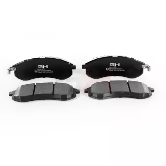 Jeu de 4 plaquettes de frein avant GH OEM MN102622