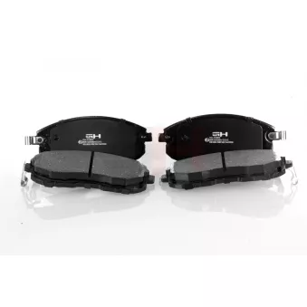 Jeu de 4 plaquettes de frein avant GH OEM AY040NS062