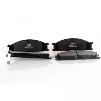 Jeu de 4 plaquettes de frein avant GH OEM AY040NS837