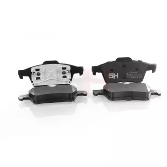 Jeu de 4 plaquettes de frein arrière GH OEM 440602154R