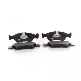 Jeu de 4 plaquettes de frein arrière GH OEM A0024204020