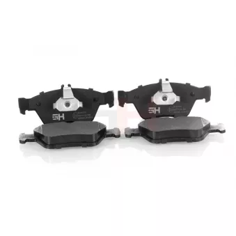 Jeu de 4 plaquettes de frein avant GH OEM 0024209620
