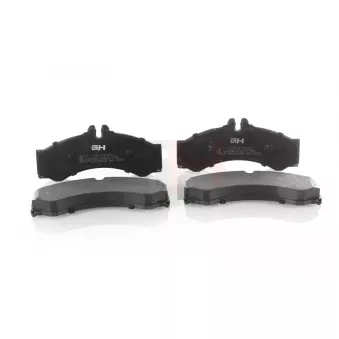 Jeu de 4 plaquettes de frein avant GH OEM 2D0698151B