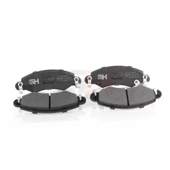 Jeu de 4 plaquettes de frein avant GH OEM 9194893