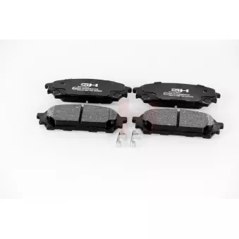 Jeu de 4 plaquettes de frein arrière GH OEM 26696FE050