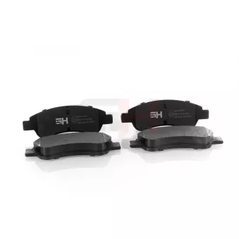 Jeu de 4 plaquettes de frein avant GH OEM 1617292380