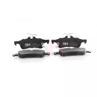 Jeu de 4 plaquettes de frein arrière GH OEM 04466YZZE6