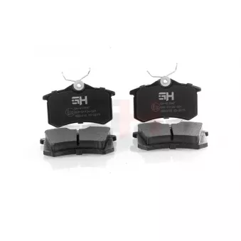 Jeu de 4 plaquettes de frein arrière GH OEM 5Q0698451E