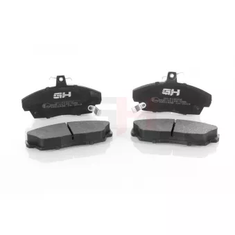 Jeu de 4 plaquettes de frein avant GH OEM 45022ST3E01
