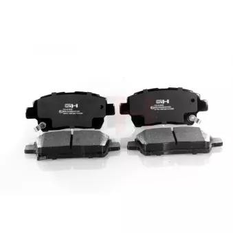 Jeu de 4 plaquettes de frein avant GH OEM 0446517101