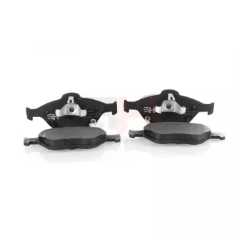 Jeu de 4 plaquettes de frein avant GH OEM 044650D050