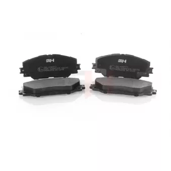 Jeu de 4 plaquettes de frein avant GH OEM 0446502170