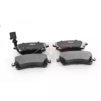 Jeu de 4 plaquettes de frein arrière GH OEM 7E0698451C