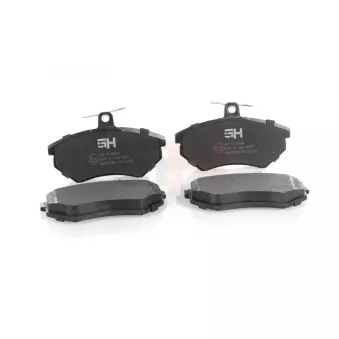 Jeu de 4 plaquettes de frein avant GH OEM 533698151
