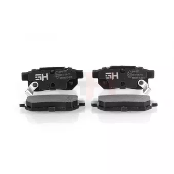 Jeu de 4 plaquettes de frein arrière GH OEM 43022SF1800