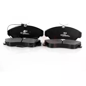Jeu de 4 plaquettes de frein avant GH OEM 77362209