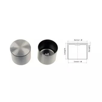Poussoir de soupape KOLBENSCHMIDT [50007546]