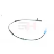 GH GH-701520 - Capteur, vitesse de roue 