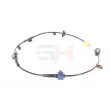 GH GH-702629V - Capteur, vitesse de roue avant gauche