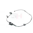 GH GH-703405V - Capteur, vitesse de roue avant gauche