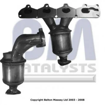 Catalyseur BM CATALYSTS BM91406H pour OPEL VECTRA 2.2 16V - 147cv