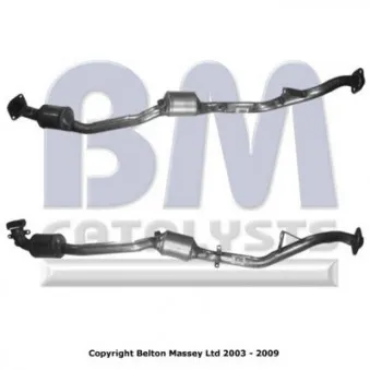 Catalyseur BM CATALYSTS BM91425H pour SUBARU LEGACY 2.5 - 165cv