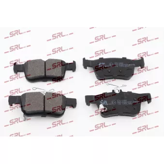 SRLine S70-0880 - Jeu de 4 plaquettes de frein avant